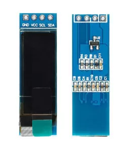 LCD OLED SSD1306 0.91inch 128x32 Chữ Xanh Dương 4 Chân Giao Tiếp IIC